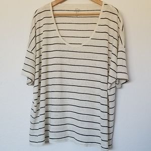 Women's JCrew Relaxed Linen Scoopneck T-shirt